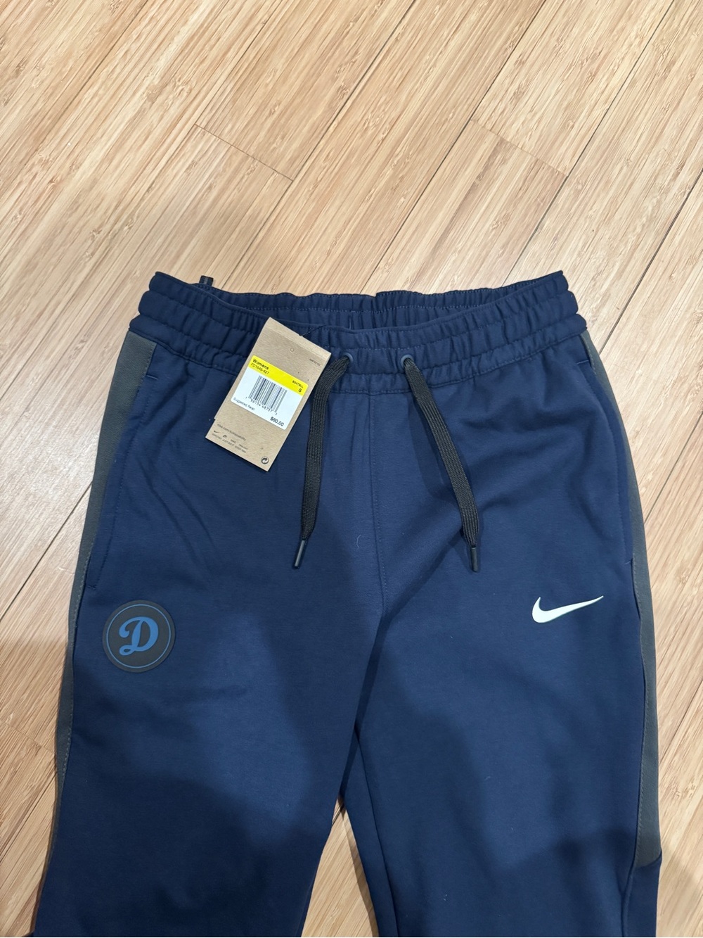 Dodgers Nike Women's Therma-FIT Showtime Basketball Pants Blue Small